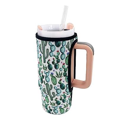 Neoprene Insulator Sleeve for Stanley Quencher 30 oz Tumbler with Handle,  Reusable Protective Water Bottle Sleeve Cover Compatible with Stanley 30 oz, Stanley Cup Accessories (Cactus) - Yahoo Shopping