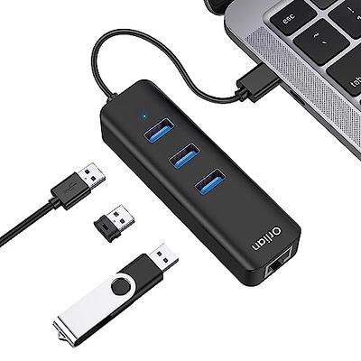  Mini USB Hub, 4-in-1 Multi-Port Adapter with High-Speed USB 3.0  Port*1 and USB 2.0 Port, Ultra Slim Portable Data Hub Applicable for  Laptop, iMac Pro, MacBook Air, Mac, Notebook PC, USB