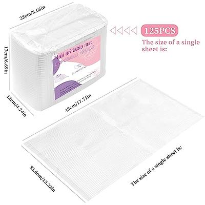 BOMOQING 125PCS Disposable Nail Art Table Mat, Waterproof Nail Tips Art  Table Towels Mat, 3 Ply Nail Napkins for Acrylic, Nail Art Mat Paper Sheet