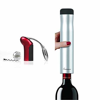 Rabbit Automatic Electric Corkscrew Wine Bottle Opener, One Size, Silver -  Yahoo Shopping