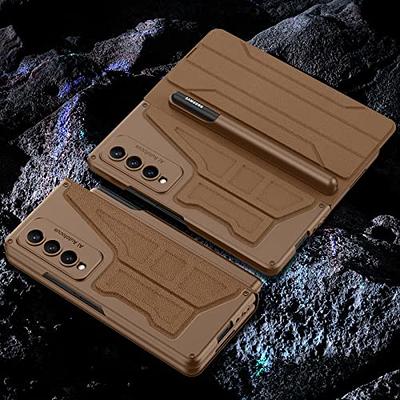 YoodQood for Samsung Galaxy S20 Plus Square Case Non Slip Shockproof Slim TPU Full Protection Retro Elegant Luxury Leather Case with Kickstand for