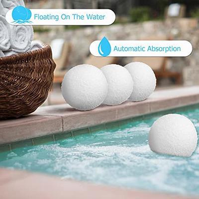 Wisolt Floating Scum Sponge Balls for Hot Tubs Pool Filter Balls for  Absorbing Oil and Dirt in Swimming Pools 4 Pack Reusable and Washable -  Yahoo Shopping