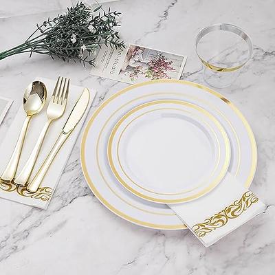 Wedding plastic clearance dinnerware sets