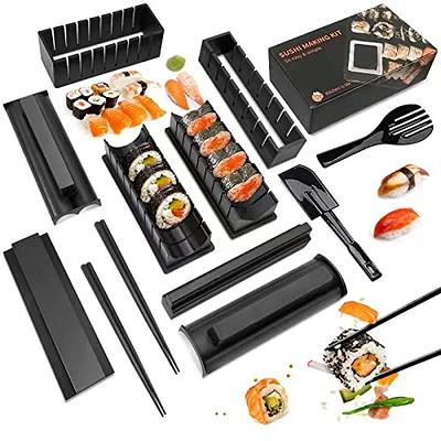 ELEDUCTMON Sushi Making Kit for Beginners - Original Sushi Maker Deluxe  Exclusive Online Video Tutorials Complete with Sushi Knife 11 Piece DIY  Sushi