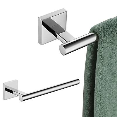 KOKOSIRI 32'' Towel Rails Bathroom Double Towel Bars Matte Black 32 Inch  Bath Towel Holder for Washroom Wall Stainless Steel B5005BK-L32