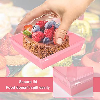 50 Pack Sandwich Box Charcuterie Boxes with Clear Lids Hot Dog Container  Disposable Food Containers with Lids for Strawberries, Chocolate Covered