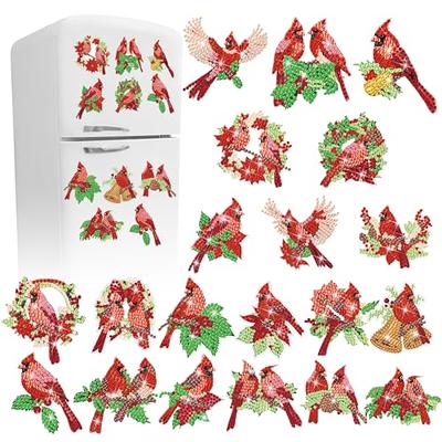 16 Pcs Fall Diamond Painting Magnets for Refrigerator Thanksgving Diamond  Art Magnets DIY Autumn Diamond Painting Kits Gnomes Pumpkin Leaf Diamond  Art