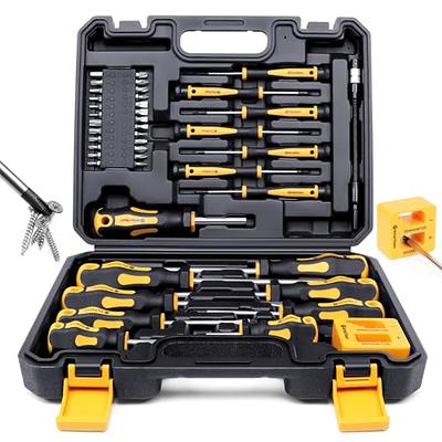 Amartisan 146-piece Magnetic Screwdrivers DIY Tools Set Plastic Racking for Men  Tools Gift, Includs Precision screwdriver, Magnetizer, Key Set, Nut Driver  and Bit Set - Yahoo Shopping