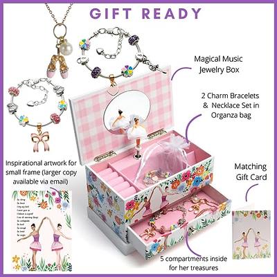 Musical Ballerina Jewelry Box for Girls & Little Girls Jewelry Set - Gifts  for Girls 