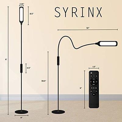 Gooseneck LED Floor Lamp With Remote Control & Flexible Neck