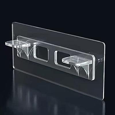 Punch Free Shelf Support Peg-clear Self Adhesive Shelves Clips For