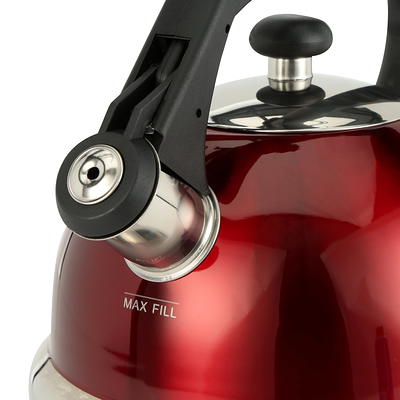 Mr Coffee, Kitchen, Mr Coffee Red Whistling Tea Kettle 8 Qt New In Box