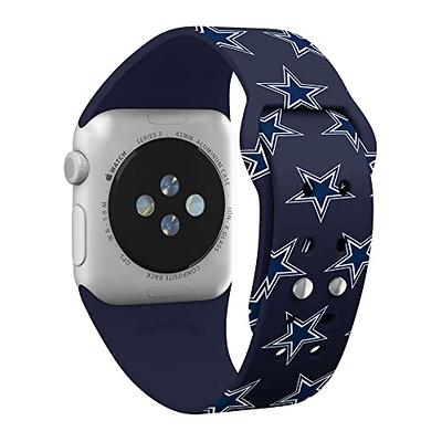 Gametime Dallas Cowboys Leather Band fits Apple Watch (38/40mm S/M