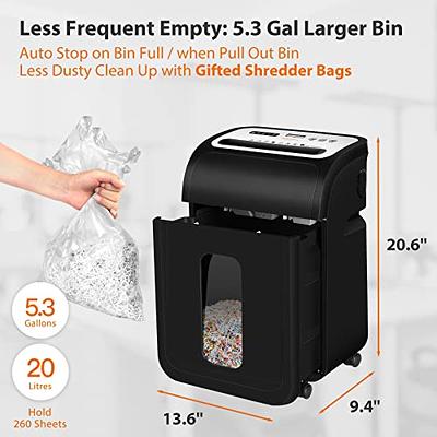 Basics 8-Sheet Cross Cut Paper Shredder and Credit Card Shredder -  Black