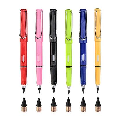 BOXOB 6pcs Eternal Pencils, Inkless Everlasting Pencil Infinity