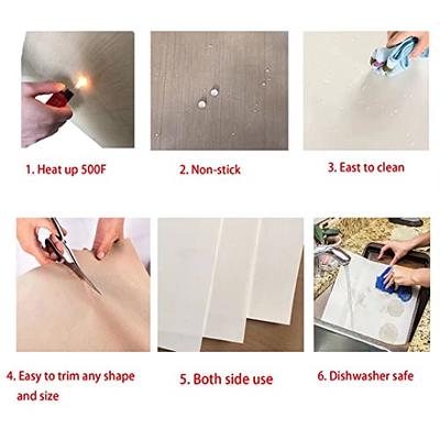 Webake Silicone Mat for Countertop, Counter Top Protector Heat Resistant  23.6 x 15.7 Desk Pat, Nonstick Glass Top Stove Cover Large Pastry Mat