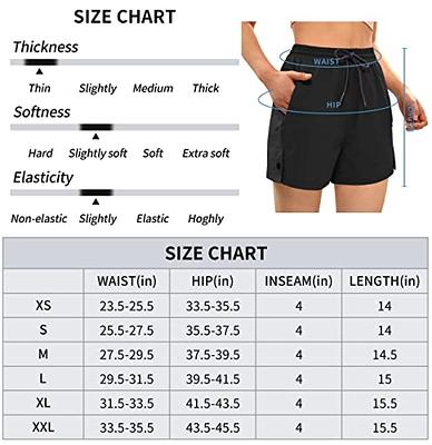  MoFiz Womens Hiking Cargo Shorts Quick Dry Lightweight Athletic  Capri Pants For Camping Jogger