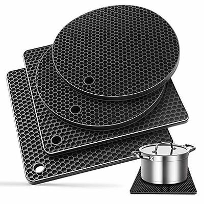Premium Silicone Pot Holders for Kitchen - Easy to Clean Trivets for Hot  Pots and Pans - This Kitchen Tool Works Well as Silicone Trivet, Hot Pads  for