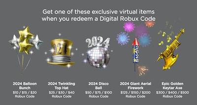 Roblox Digital Gift Code for 2,700 Robux [Redeem Worldwide - Includes  Exclusive Virtual Item] [Online Game Code] - Yahoo Shopping