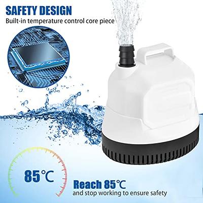 Outsunny 1/4 HP Pool Cover Pump Submersible Sump Pump Swimming