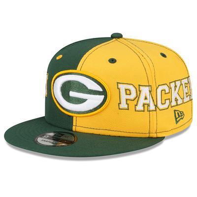 Green Bay Packers 2022 Sideline Ink Dye 9Fifty Black Adjustable