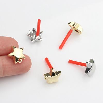 Earring Backs, Alloy (100 PCS)