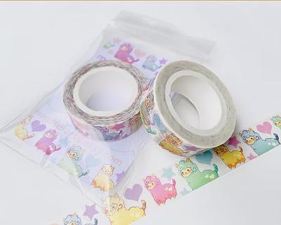 Wrapables Decorative Glitter Washi Masking Tape, Chocolate Brown