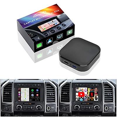 2023 Newest CarlinKit Android 13.0 AI Box Adapter-CarPlay AI Box Max,for  Wired CarPlay&Touchscreen Cars,4G Net,Dual BT,8+128G,Built-in Google