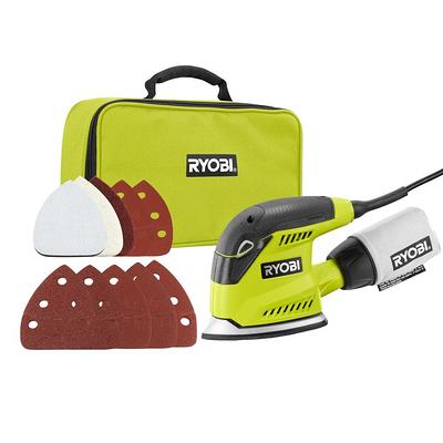 HYCHIKA 1.6 Amp Corded Mouse Detail Sander, 200-Watt 1,4000 OPM