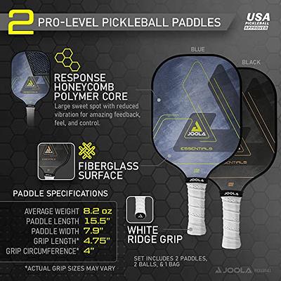 JOOLA Essentials Pickleball Paddles Set with Reinforced Fiberglass