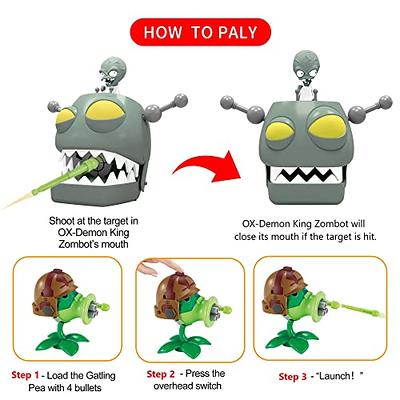 Game Plants VS Zombies Action Figure PVZ Pea Shooter & Zombie Set