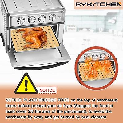 BYKITCHEN Air Fryer Oven Liner, 9x11 Inch, Unbleached Rectangle Air Fryer  Parchment Paper, Compatible with Cuisinart, Breville, Emeril Lagasse and  More, Air Fryer Toaster Oven Accessories(Set of 100) - Yahoo Shopping