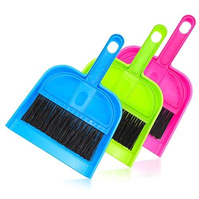 cobee Small Broom and Dustpan Cleaning Set, Mini Whisk Dustpan and Brush  with Handle Portable Table Top Dust Pan Dining Table Crumb Sweeper Cleaning  Tools with Soft Bristles for Housekeeping(Green) - Yahoo