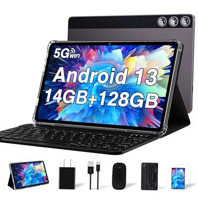 SEBBE Tablet 10 Pollici Android 13 Tablet 12GB RAM+128GB ROM (TF 1TB),  Tablets 5G WiFi Octa-Core 2.0 GHz, Google  GMS/Widget/GPS/Bluetooth5.0/6000mAh/5+8MP, Tablet con Tastiera e Mouse -  Nero : : Informatica