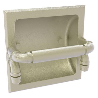 Project Source Seton Brushed Nickel Recessed Spring-loaded Toilet Paper  Holder in the Toilet Paper Holders department at