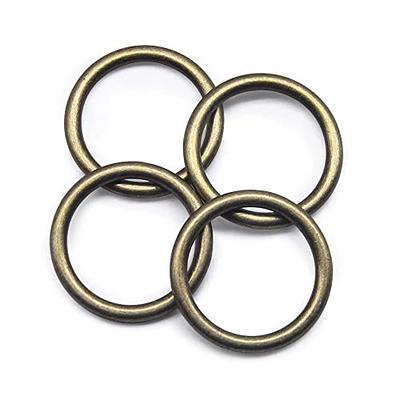 Best Deal for 38mm Bronze Metal Welded Loops O Rings Round Formed