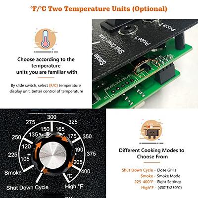 RTD Temperature Probe Sensor Replacement for Traeger Grills Digital  Thermostat