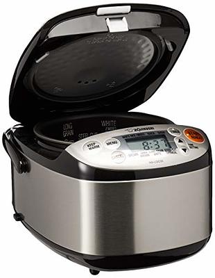 Zojirushi NS-LGC05XB Micom Rice Cooker & Warmer, 3-Cups (uncooked),  Stainless Black - Yahoo Shopping