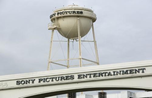 FILE - This Dec. 18, 2014, file photi, shows a Sony Pictures Entertainment studio lot entrance from Culver Blvd. in Culver City, Calif. The European Union announced Thursday, July 23, 2015, that it has opened an antitrust case against six major U.S. movie studios, including Sony, for what it sees as a restriction of trade within the 28-nation bloc because consumers outside Britain and Ireland are prevented from tapping into their products through Sky UK. The other studios include Disney, NBCUniversal, Paramount Pictures, Twentieth Century Fox and Warner Bros. (AP Photo/Damian Dovarganes, File)