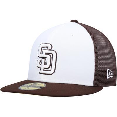 New Era Men's San Diego Padres Brown 59Fifty Low Crown Fitted Hat