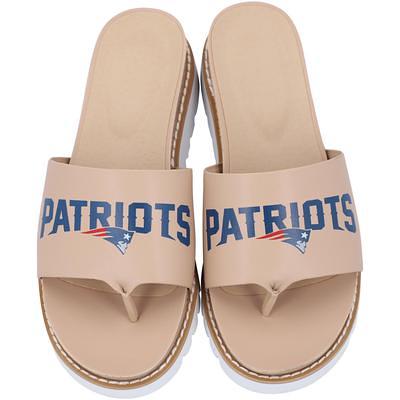 Women's Miami Dolphins Cuce Nude Slip-On Sandals