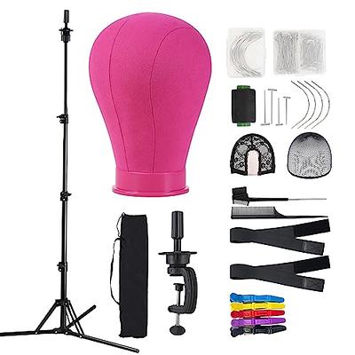 HYOUJIN Wig Head Stand,Wig Stand Tripod Mannequin Head Stand
