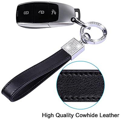 Idakekiy Key Chain, Leather Car KeyChain Universal Key Fob