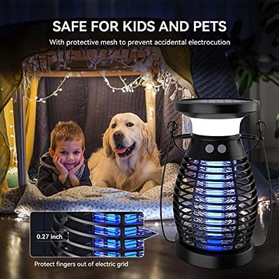 Bug Zapper Electric Mosquito Zapper Mosquito Killer Outdoor and Indoor  Insect Fly Traps UV Insect Catcher Insect Killer Gnats Pest Attractant Trap  for