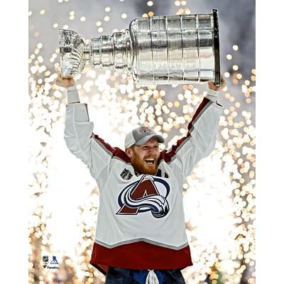 Andre Burakovsky Colorado Avalanche Unsigned 2022 Stanley Cup Champions Raising Photograph