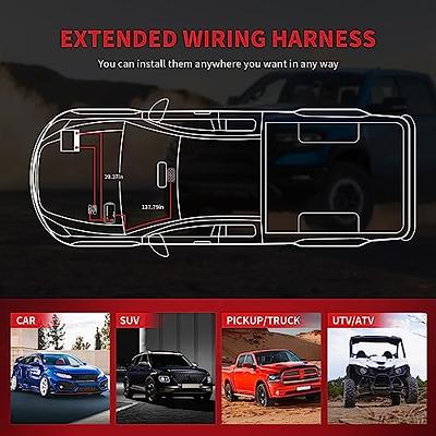 remote control wire harness UTV ATV Truck Boats automobiles Remote Control  Universal LED Light bars wiring harness Off Road ATV/ - 40 Amp Relay