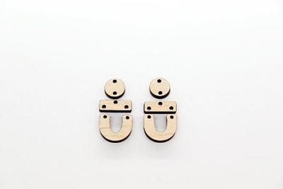 3 Piece Wood Earring Blanks - Yahoo Shopping