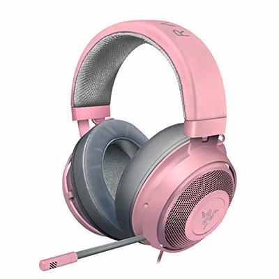 Razer Kraken Gaming Headset: Lightweight Aluminum Frame, Retractable Noise  Isolating Microphone, For PC, PS4, PS5, Switch, Xbox One, Xbox Series X &  S, Mobile, 3.5 mm Audio Jack - Quartz Pink - Yahoo Shopping