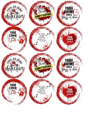 True Crime Cardstock Round Cutouts, Circles, Car Freshie Freshies Cardstock,  Air Fresheners - Yahoo Shopping