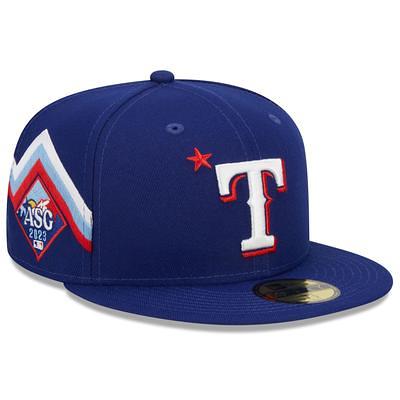 Men's New Era Royal Texas Rangers 59FIFTY Fitted Hat - Yahoo Shopping